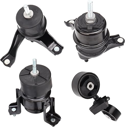 Soporte de Motor del Motor Compatible con 2004-2008 Solara 2.4L 2002-2006 Camry 2.4L Transmisión Automática, Reemplaza OE A4203 A4204 A4207 A4211,
