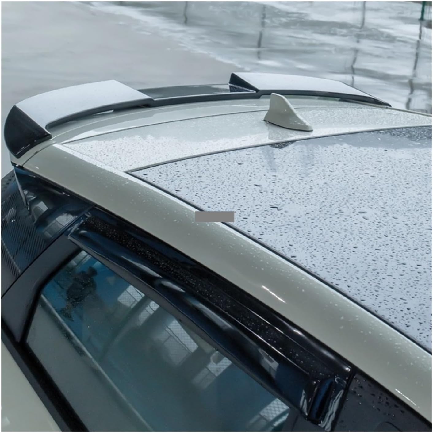 Compatible with BYD Dolphin/Atto 1/EA1 2025 + Car Rear Trunk Roof Spoiler Plate Fixed Wind Tail Wing Cover Protector Decoration Accessories