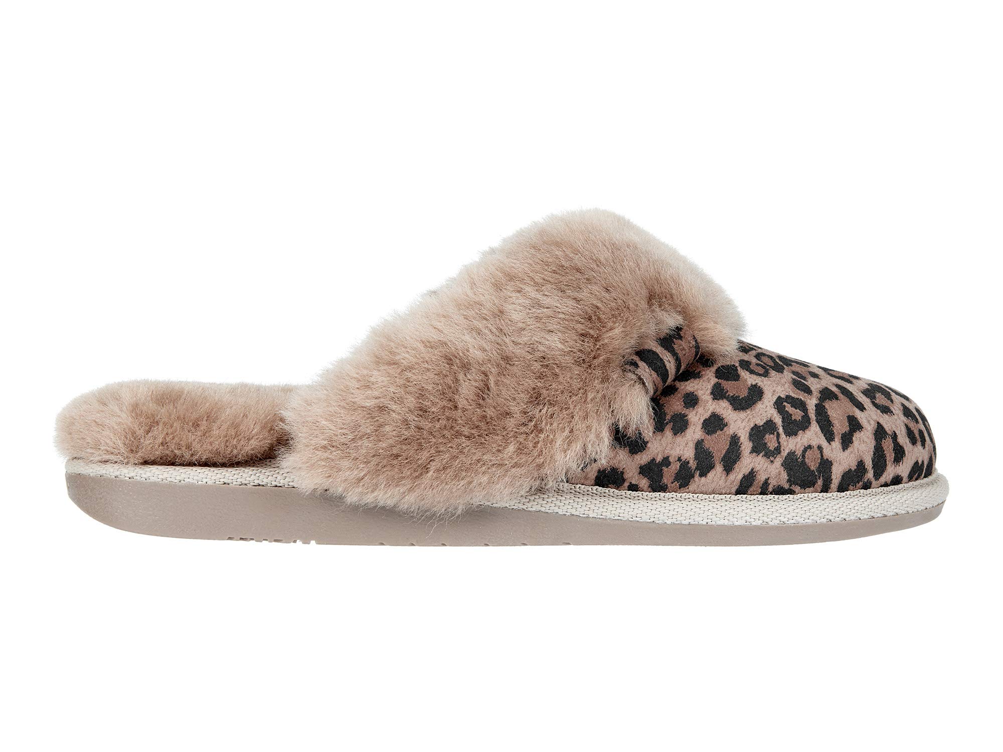Vanuba Handgemacht Lammfell Warme Hausschuhe Damen Winter Slippers - Hauspantoffeln - Kuschel Pantoffeln Plüsch - Pantoletten Winter - Flache Slippers für Drinnen