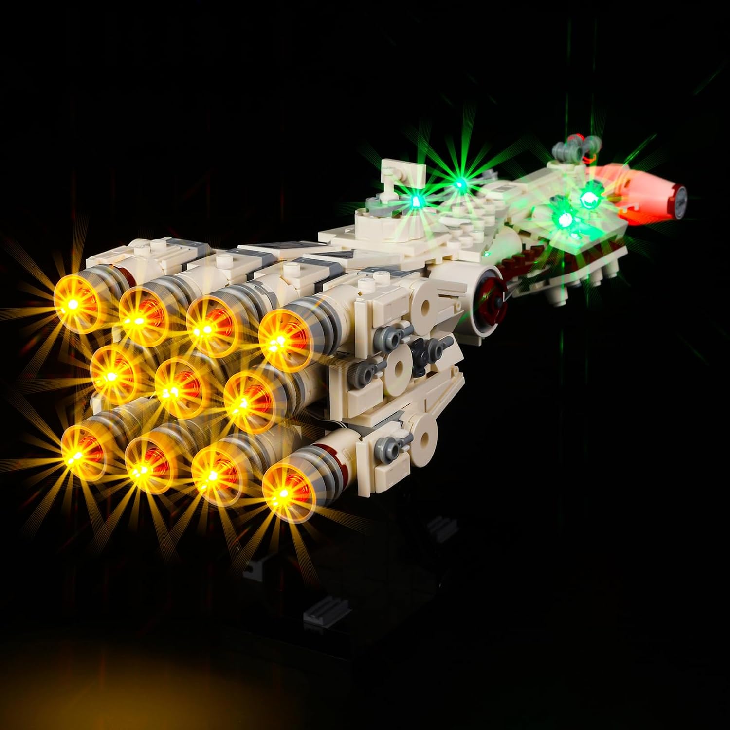 Kyglaring LED Light Kit for Lego A New Hope Tantive IV, Star Wars Buildable 25th Anniversary Starship Model Lego Light Kit, Compatible with 75376 Building Set, NO Lego Brick Set (Classic Version)