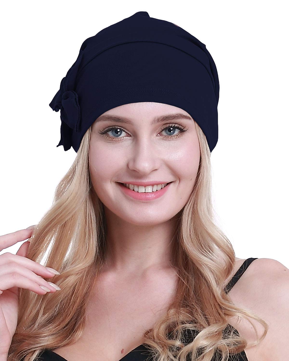 osvyo Bamboo Chemo Headscarf for Women Hair Loss – Cancer Slip On Headwear Turbans Sealed Packaging