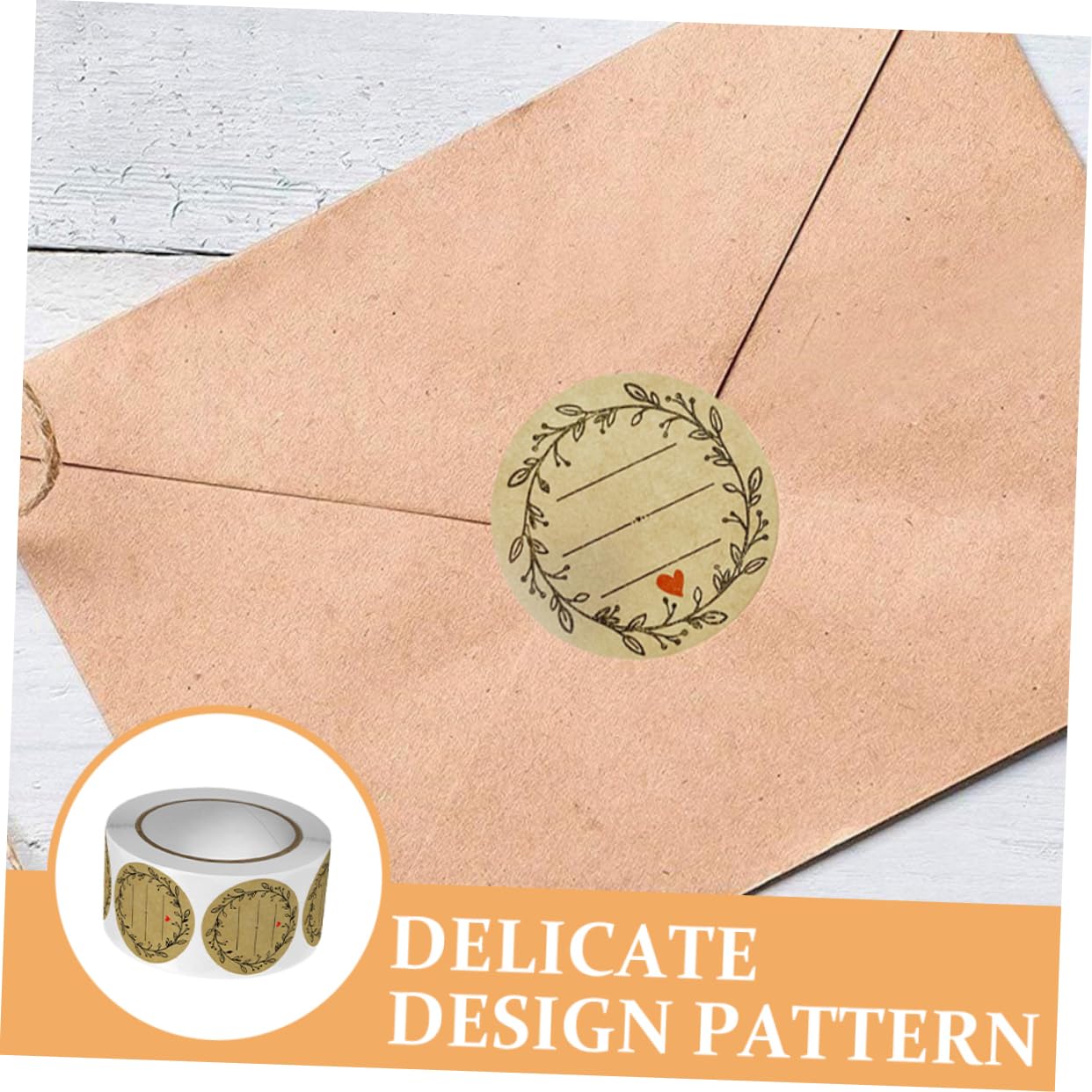 DOITOOL 4 Set Adesivi Sigillanti Rotondi Adesivi Decorativi Per Confezioni Etichette Per Dolci E Regali Facile Applicazione E Rimozione Residui Design Per Barattoli E Sacchetti 2 * 4