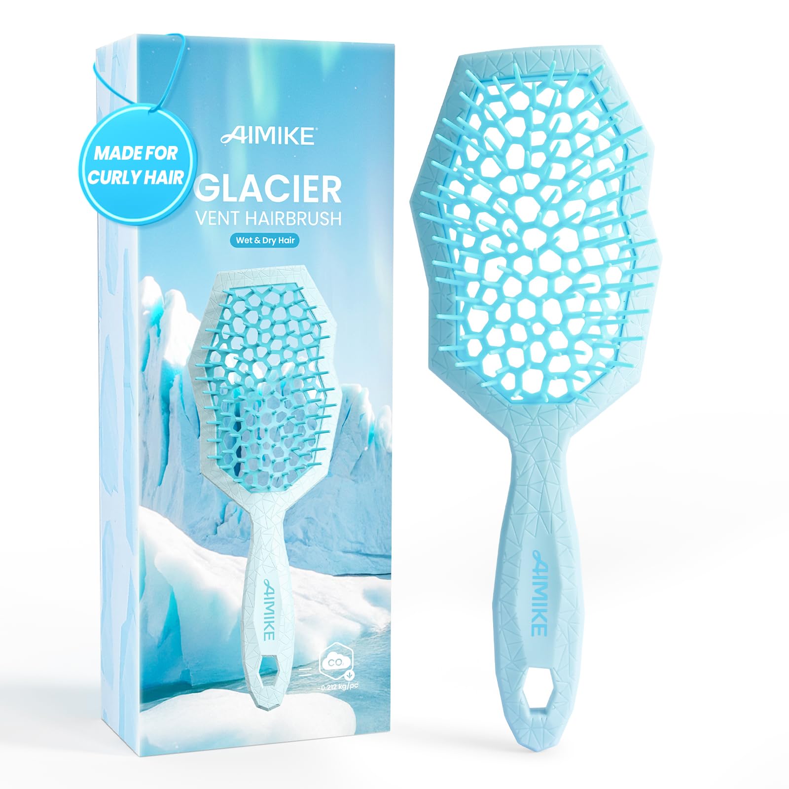 AIMIKE Glacier Detangling Brush
