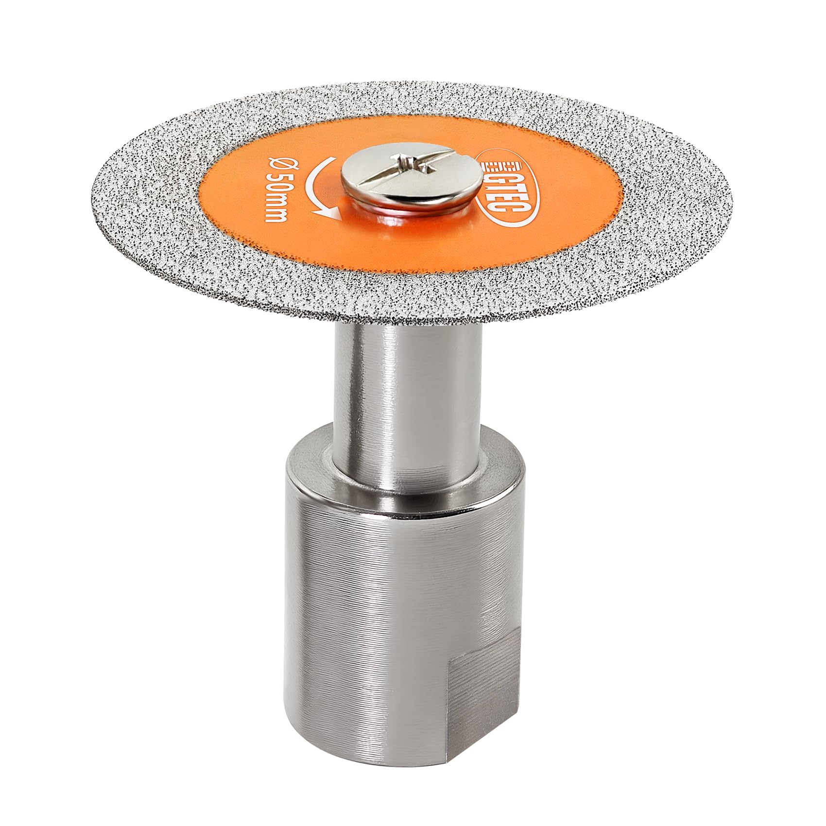 BGTEC Diamond Mini Glass Cutting Saw Blade - 50MM Glass Cutting Dics with M14 Thread Flange for Glass Jade Crystal Wine bottle Tile