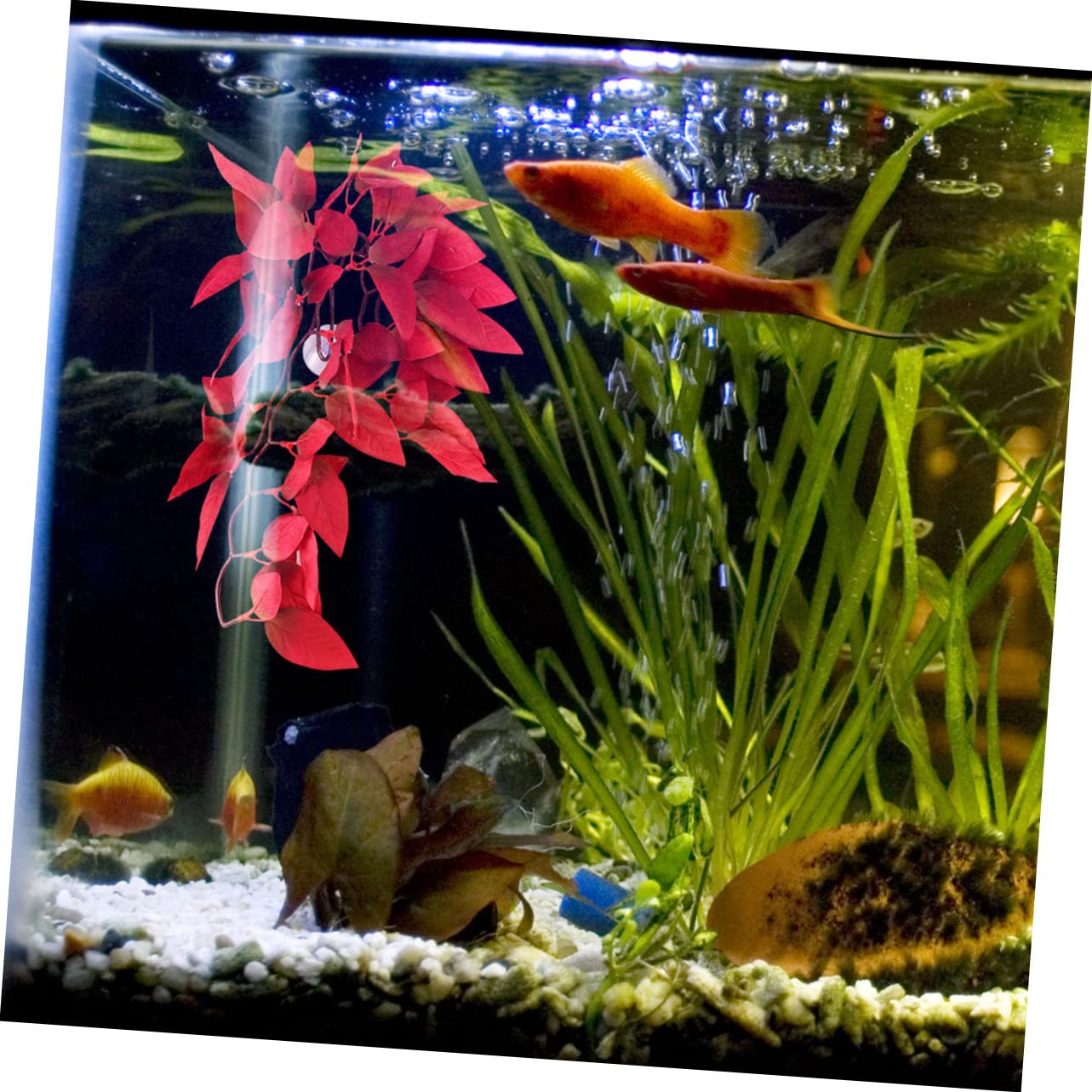ABOOFAN 10piezas Plantas Falsas Decorativas para Terrarios De Reptiles Accesorios De Reptiles Resistentes Al Desgaste Plantas para Acuarios y Terrarios