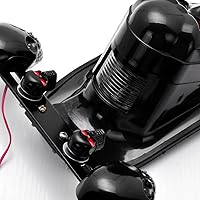 Vista 4 de Astra Depot Luz trasera de freno integrada con calavera de motocicleta, luz intermitente, compatible con Ducati Benelli Aprilia Victory