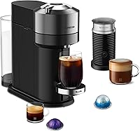 Vista 11 de Nespresso Vertuo Next - Cafetera prémium para café y espresso de Breville con espumador de leche Aeroccino