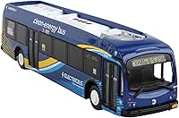 Vista 4 de Daron MTA PROTERA autobús eléctrico híbrido 1/87, azul