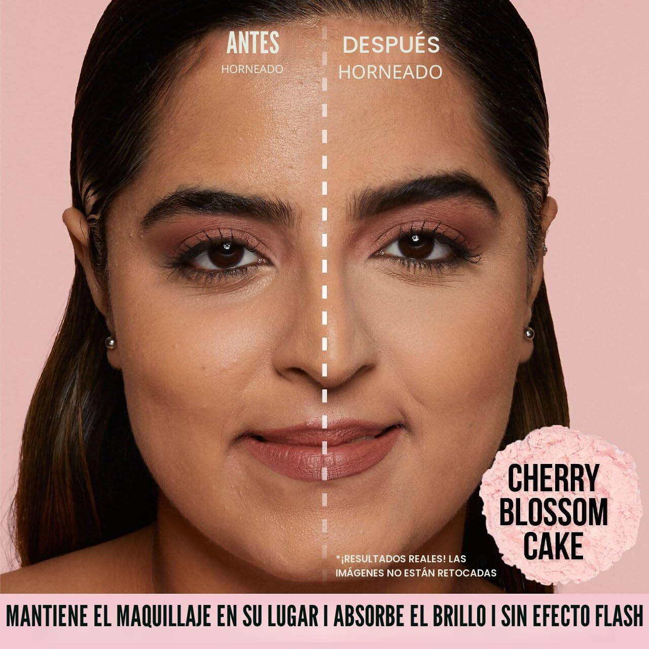 Huda Beauty Polvos sueltos fijadores Cherry Blossom Cake 20g
