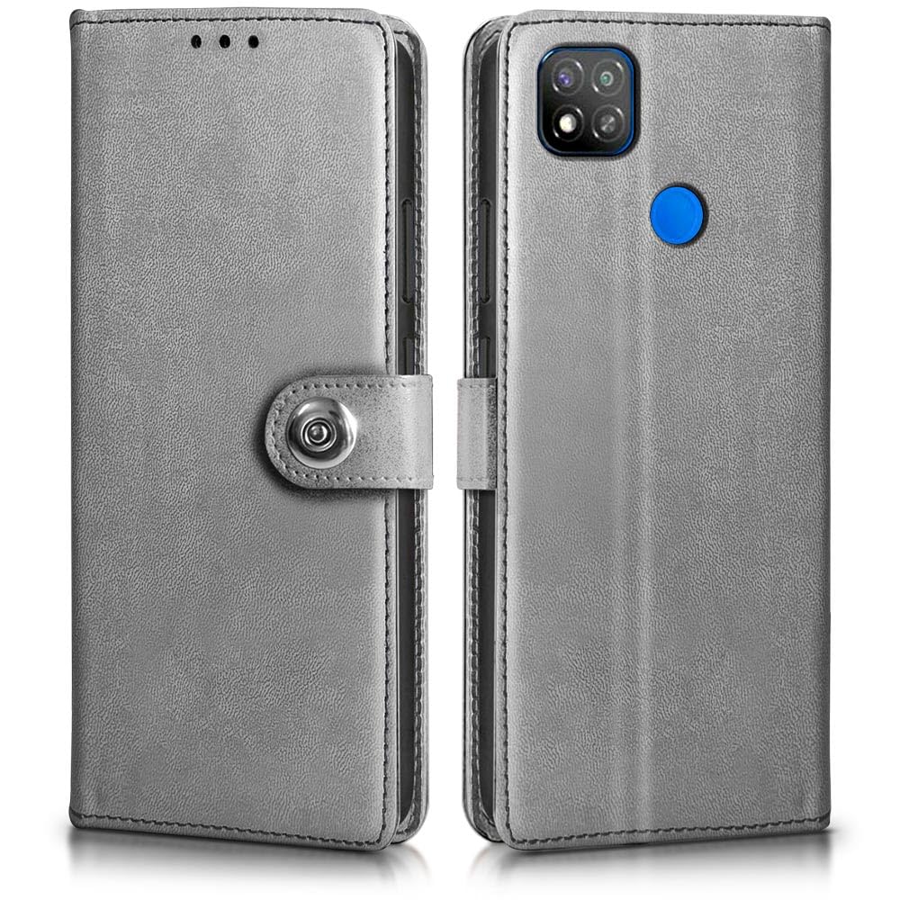Redmi 9 Flip Cover - Shockproof Wallet Case -8