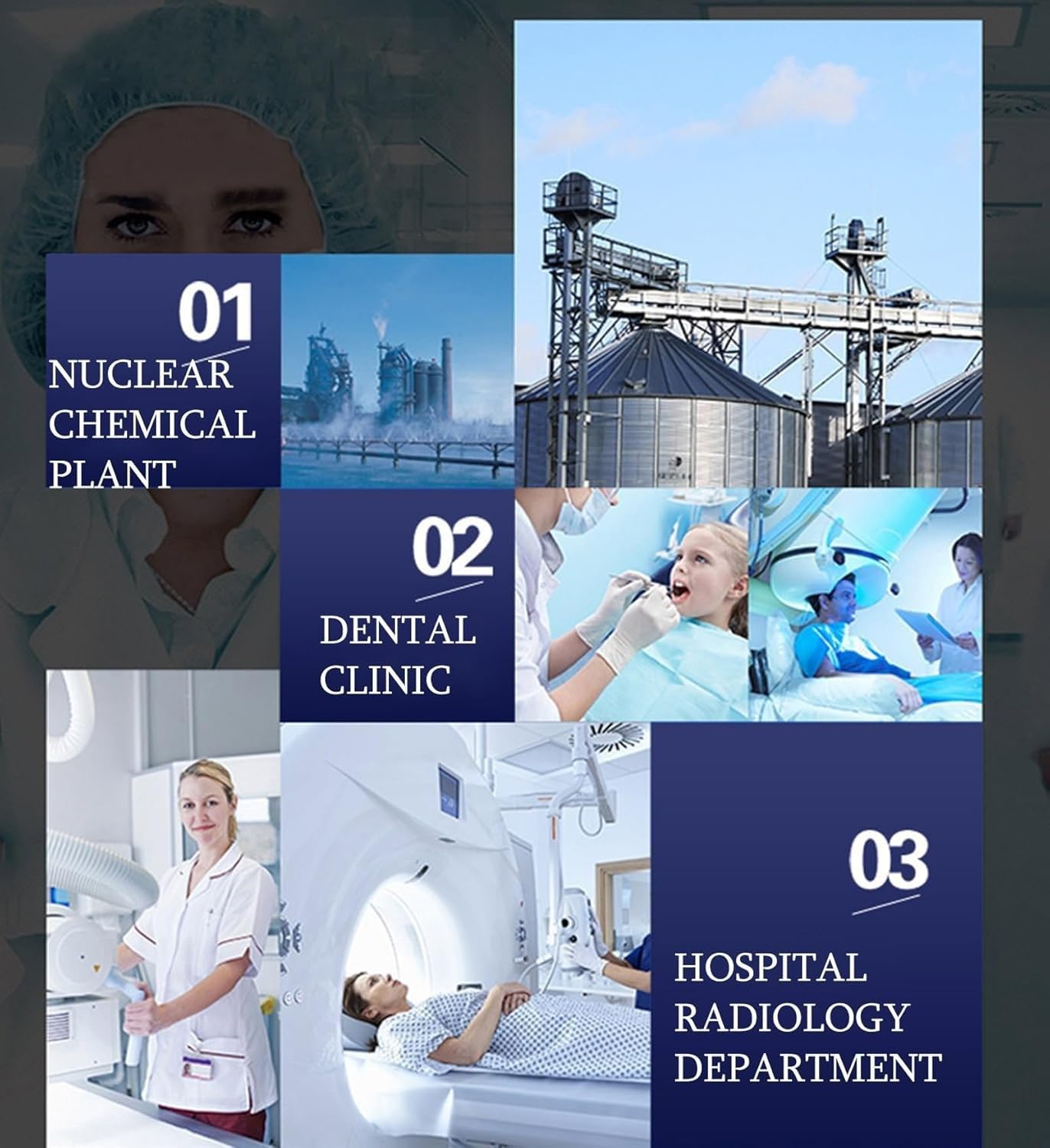 Bleischürze Röntgen-Bleihandschuhe, Bleikleidung Für Hände Und Unterarme, Handschuhe Zur Abschirmung Von Röntgenstrahlung Für Die Radiologie Und Tierkliniken 0.35mmPb