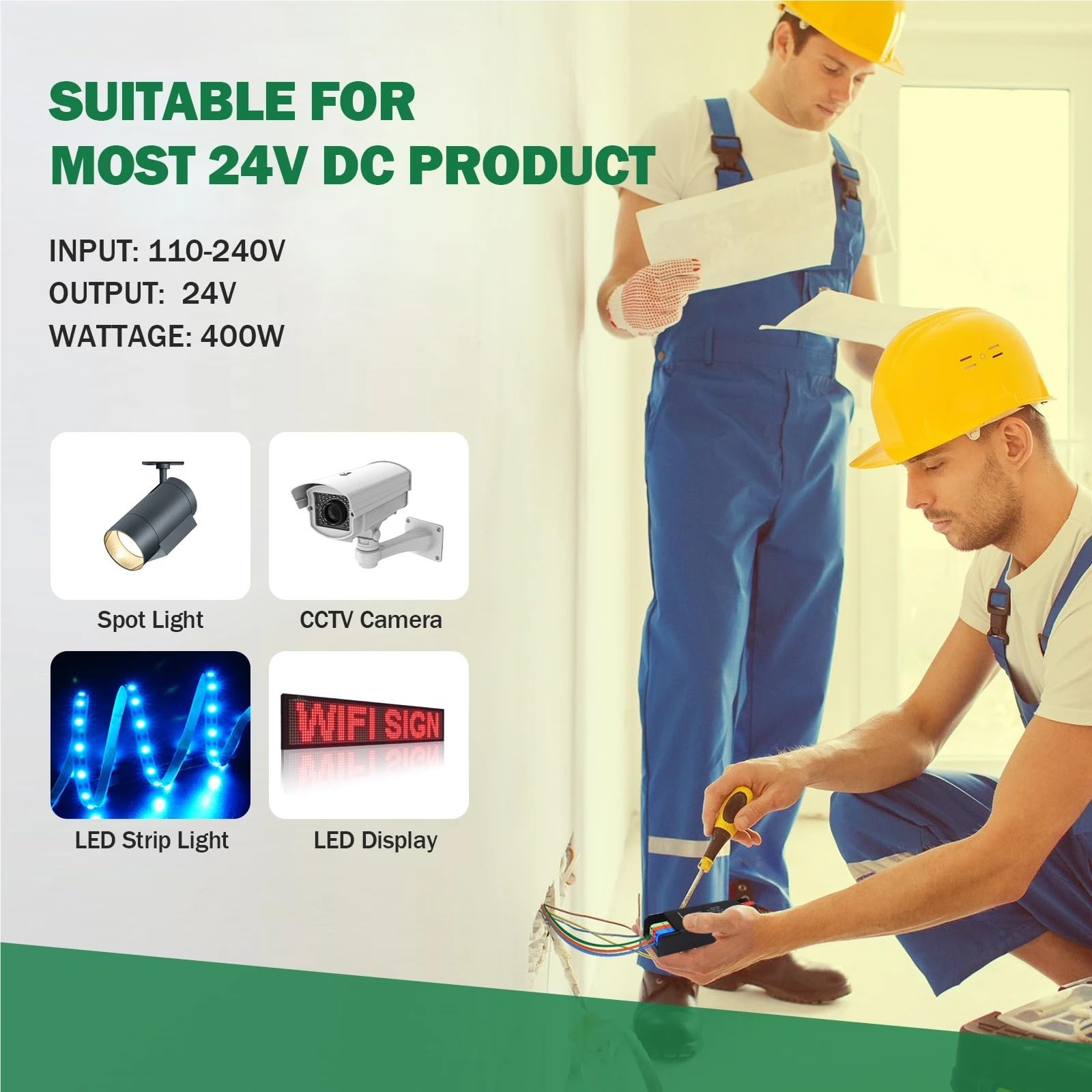 Ultra cienki zasilacz LED 12 V/24 V 400 W 300 W 200 W 100 W 60 W przetwornik przetwornika sterownika AC/DC konwerter (1 szt. 300 W, 12 V)