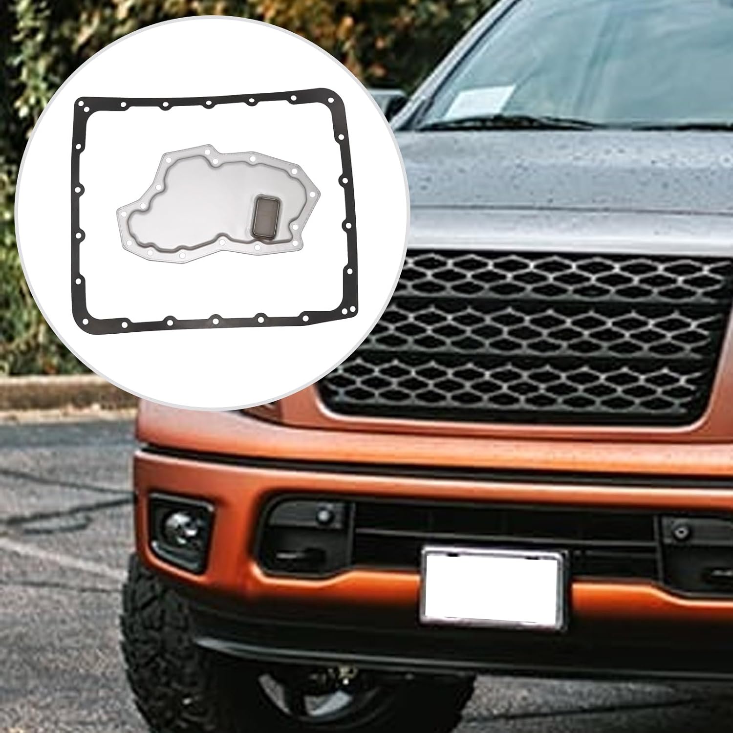 RE5R05A Automatic Transmission Filter Kit with Pan Gasket Compatible with Nissan 02-15 Armada Frontier Pathfinder Titan EX35 FX45 FX35 G35 G37 M35 M45 350Z QX56 Q45 Replaces 31728-97X00