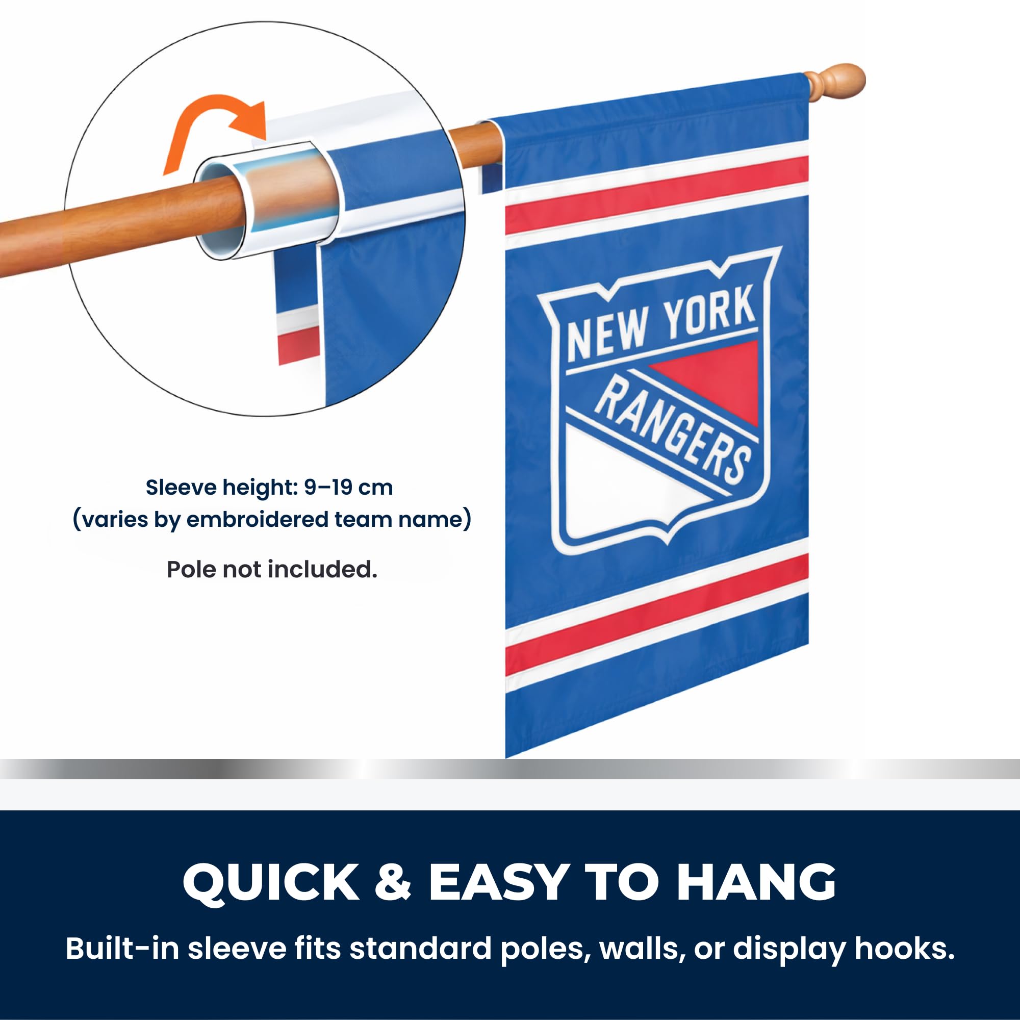 Party Animal Edmonton Oilers Banner NHL Flagge