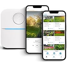 Rachio WiFi Smart Sprinkler Controller (8-Zone Irrigation Remote Control) &ndash; App-Based Scheduling, Local Weather Intelligence, Rain Skips, Easy DIY Install