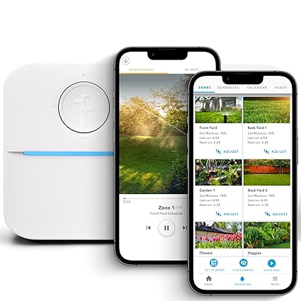 Rachio 3 WiFi Smart Lawn Sprinkler Controller, Compatible with Alexa, 8-Zone