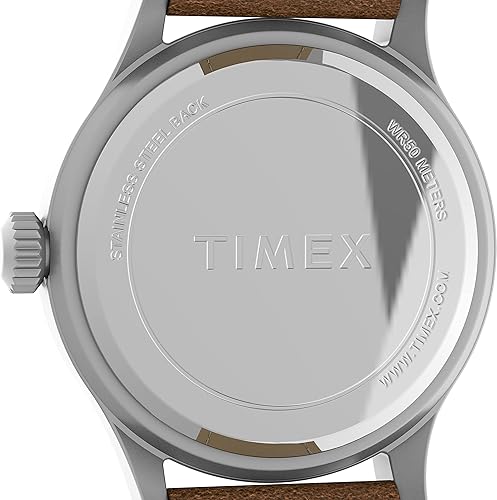 Miniatura 5 de Timex Men's Expedition Scout 40mm Watch Leather Strap