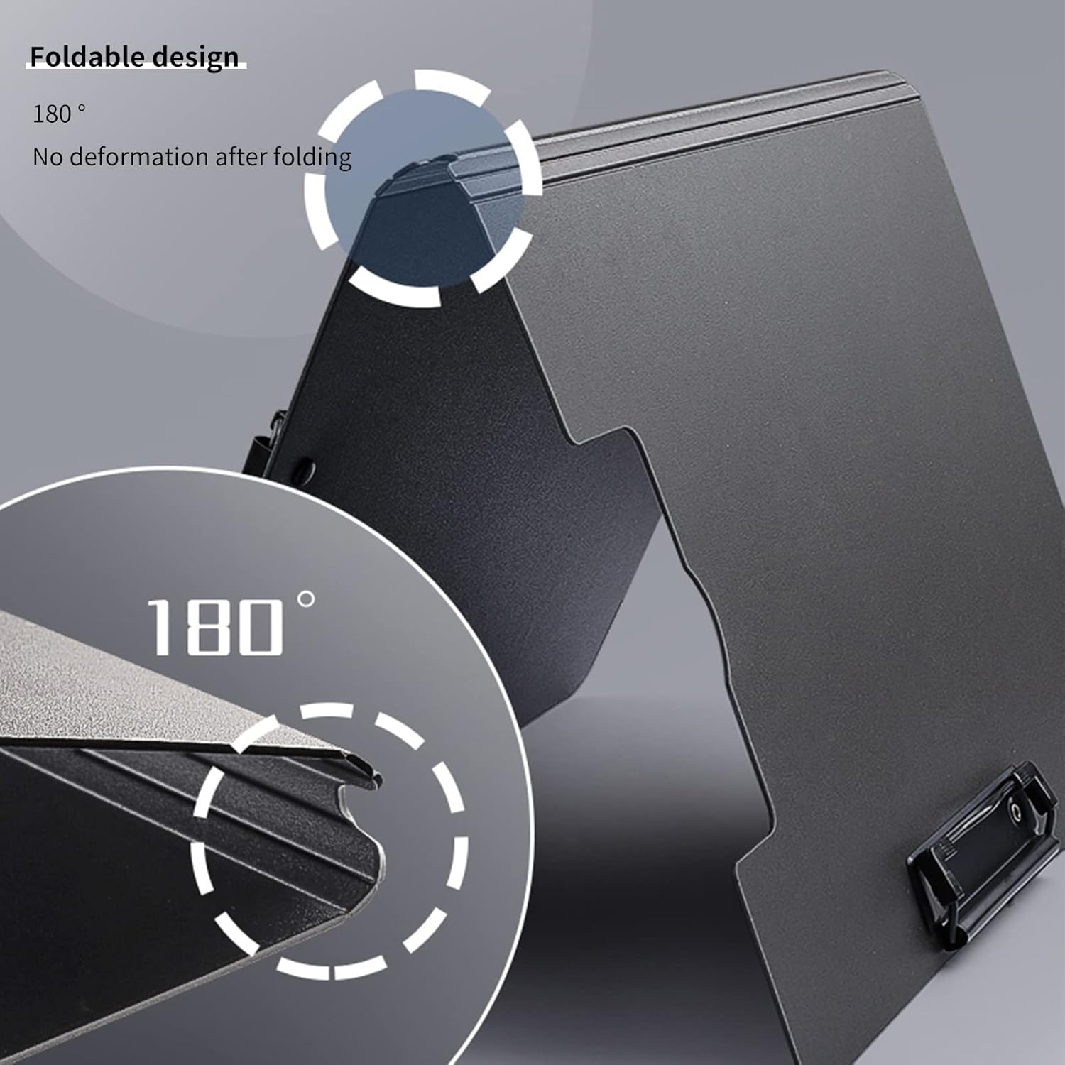 Clipboard Folder A4 with Cover Foldover Hard PVC Covered Plastic