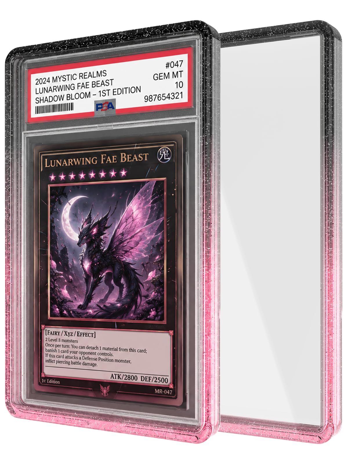 TUDIA LUCION Anti-UV Case for PSA Slab Guard | Rose Eclipse | Protective Graded Card Disp…