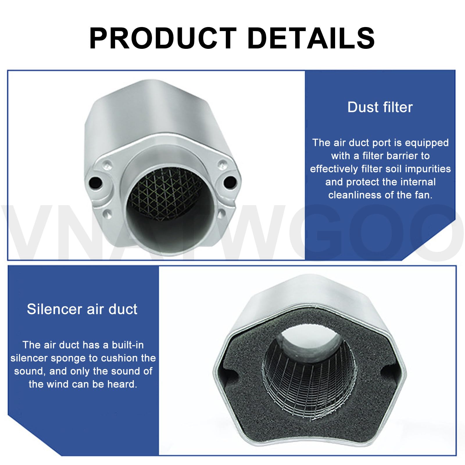 Bomba de Aire Industrial eléctrica de Aluminio, para la ventilación de la fábrica de oxigenación del Estanque de Peces del Acuario (850w/380v)