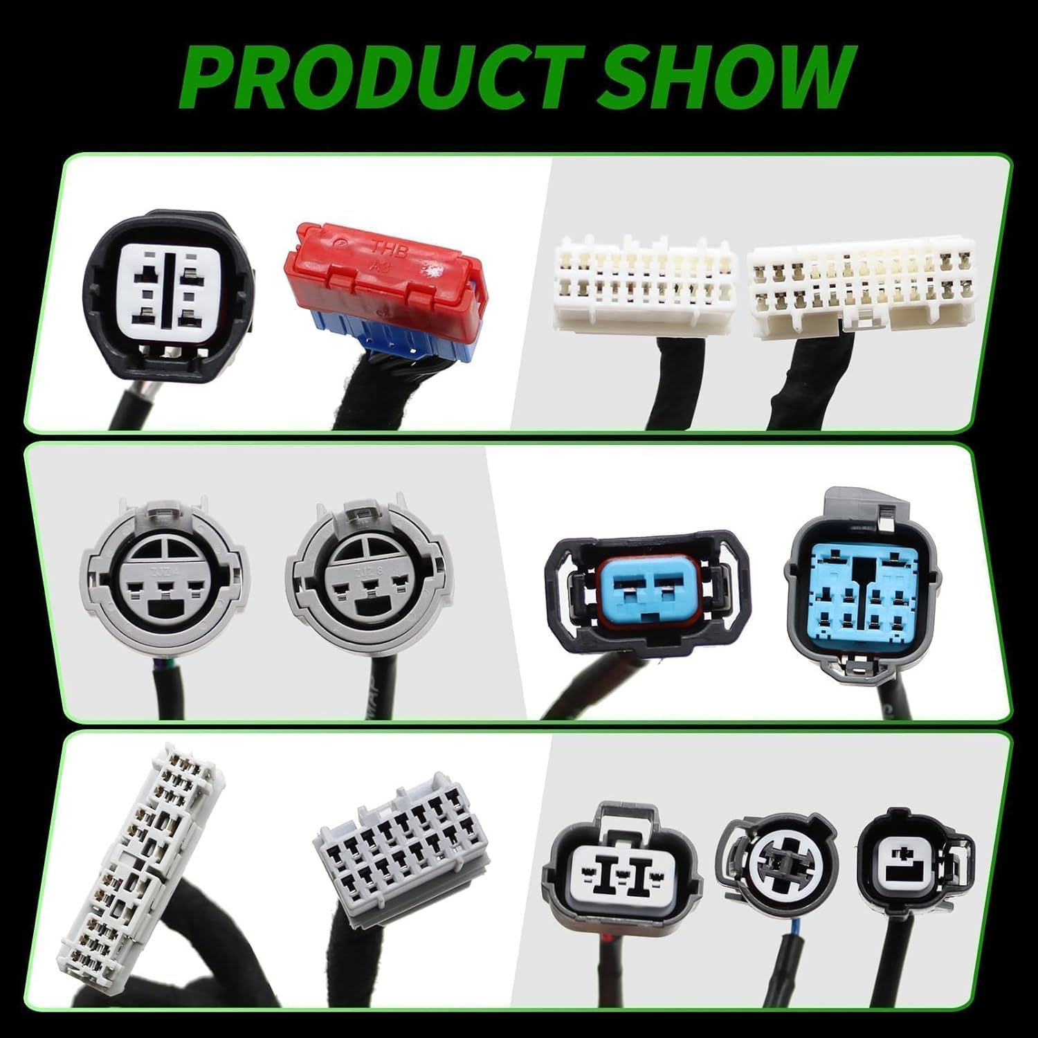 CNCH-OBD2-1 D&B Series Engine Wiring Harness Compatible with Civic Integra B16 B18 D16 OBD2 Tucked Budget Engine Harness