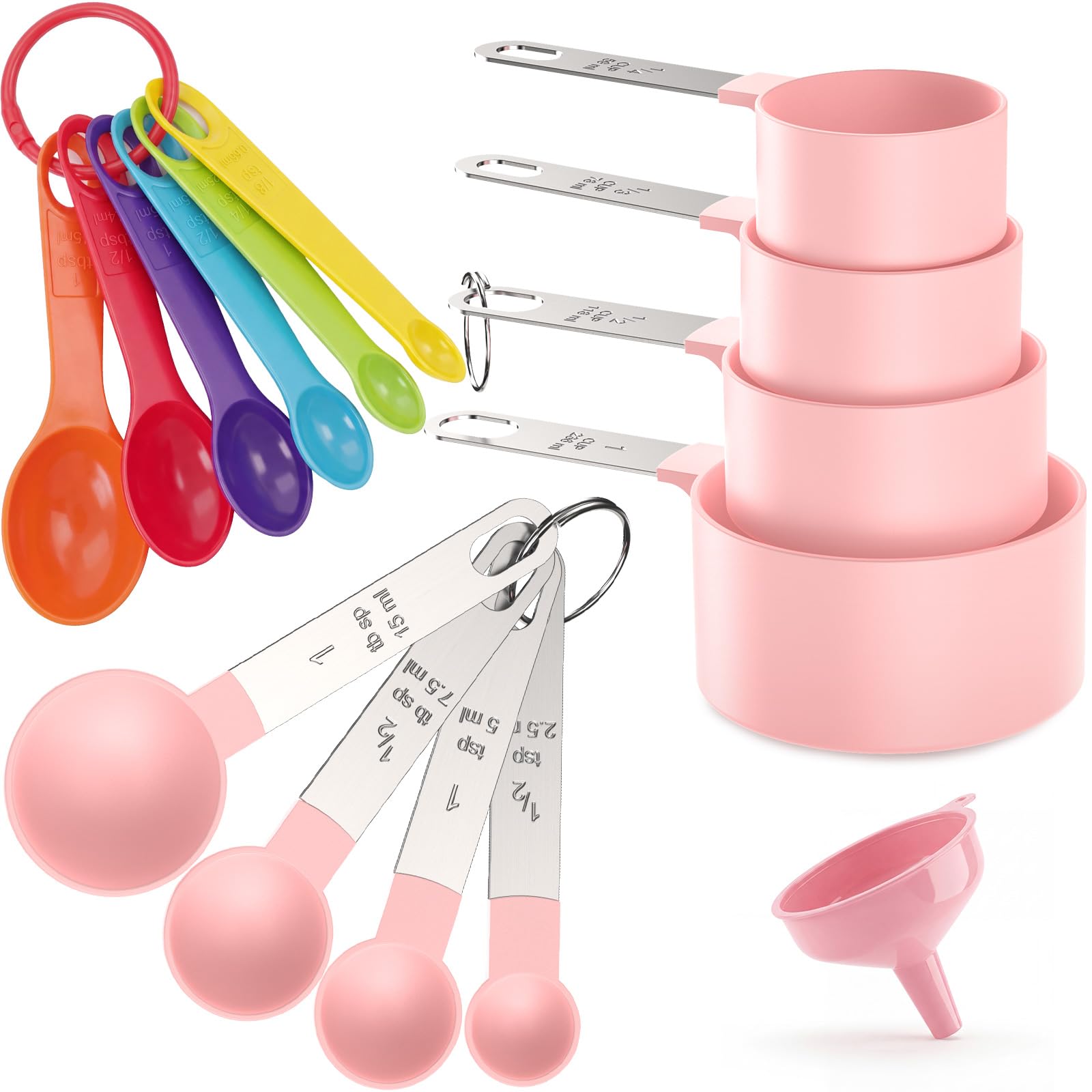 60% Off THLHKD 15-Piece Measuring Cups and Spoons Set