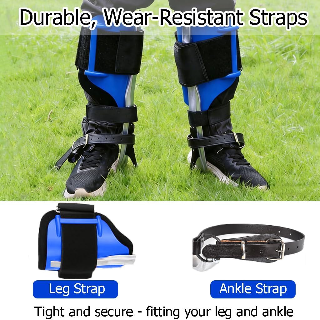 Tree Climbing Spikes, Alloy Steel Tree Climbing Gear with Non-Slip Pedal & Straps, Arborist Equipment for Gardening, Climbers, Tree Work, Fruit Picking