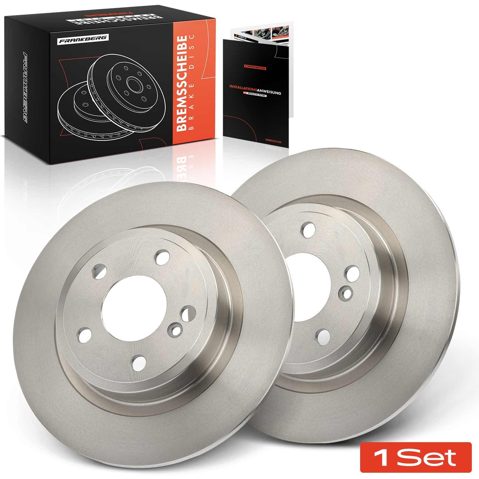Frankberg 2 dischi freno posteriori pieni Ø295mm 2464230112 A2464230112