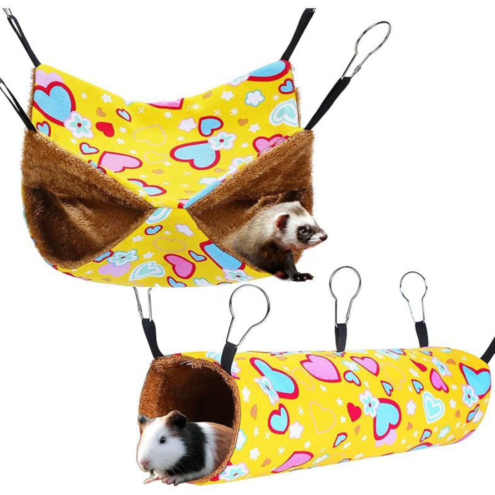 Hamac pour hamster anti-stress | Lit suspendu sécurisant pour petit animal