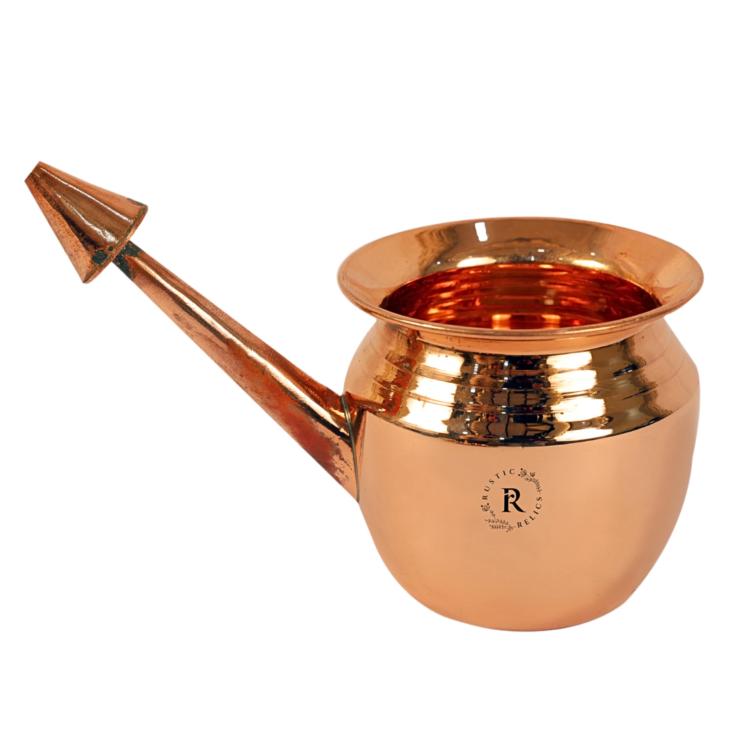 RUSTIC RELICS Pure Copper Neti Lota 300ml Capacity Suitable for Effective Nasal Cleansing,Yoga Practice,Daily Hygiene,Sinus Congestion (B0CVS15FWY) Amazon Price History, Amazon Price Tracker