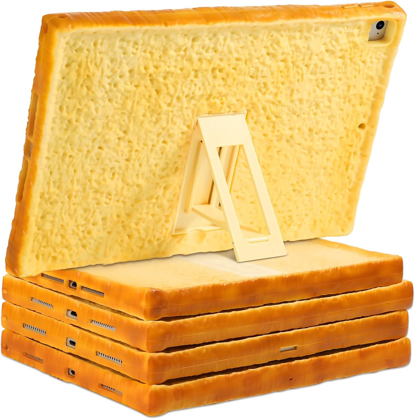 Kidcube for iPad 5th/6th Generation Case (2017/2018), for iPad Air 2 Case - Girls Teens Women Cute Cover with Stand & Strap Funny Kawaii Food Unique Design Trendy Novelty Boys for iPad 9.7 Inch Case for iPad 5th/6th/Air 2 (9.7 Inch)