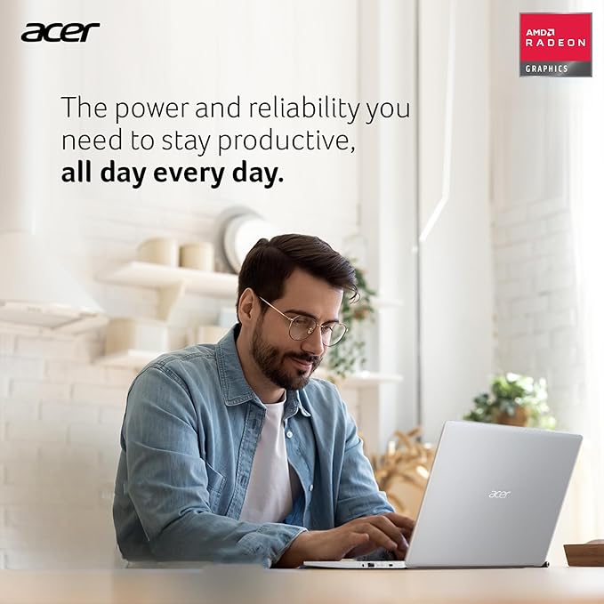 acer Aspire Premium Slim Laptop - 15.6" Full HD IPS 1080P Display - AMD Ryzen 3 7330U Quad-Core Processor - 16GB RAM - 256GB NVMe SSD - Webcam - Wi-Fi 6 - Windows 11 Pro - W/O Mouse