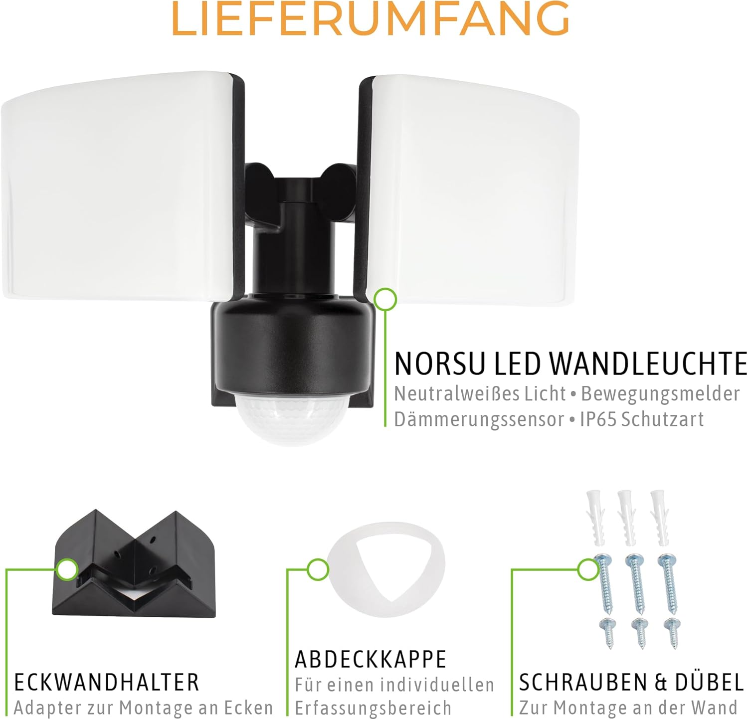 SSC-LUXon NORSU اسپاٽ لائٽ جو پيڪيج مواد