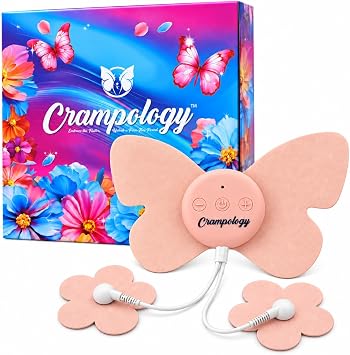 Relief-Period Pain Relief Device, Portable TENS Unit for Menstrual and PMS Cramps, Reduces Endometriosis Discomfort, Reusable Pads, Natural Cycle Support