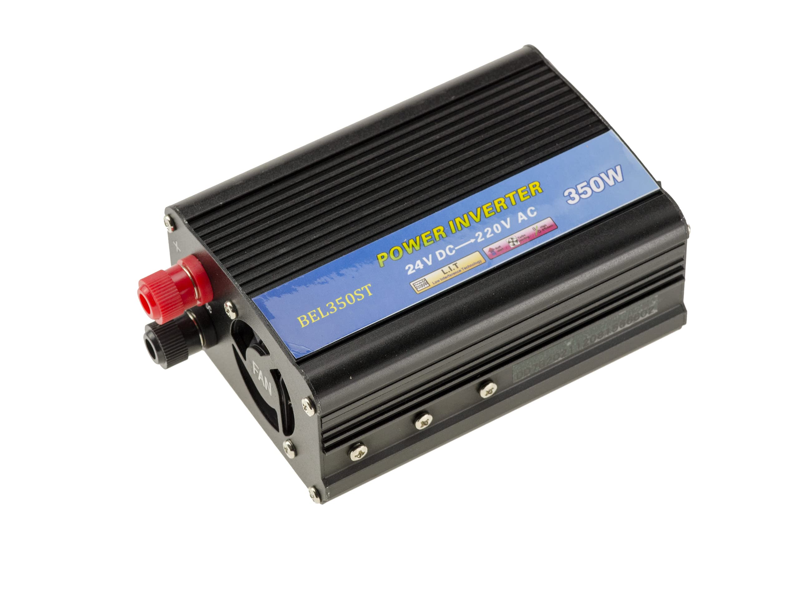 KALEA-INFORMATIQUE Convertisseur de Tension 24V en entrée vers 220V en Sortie. Puissance Continue 350 Watts, Puissance en crête 600W