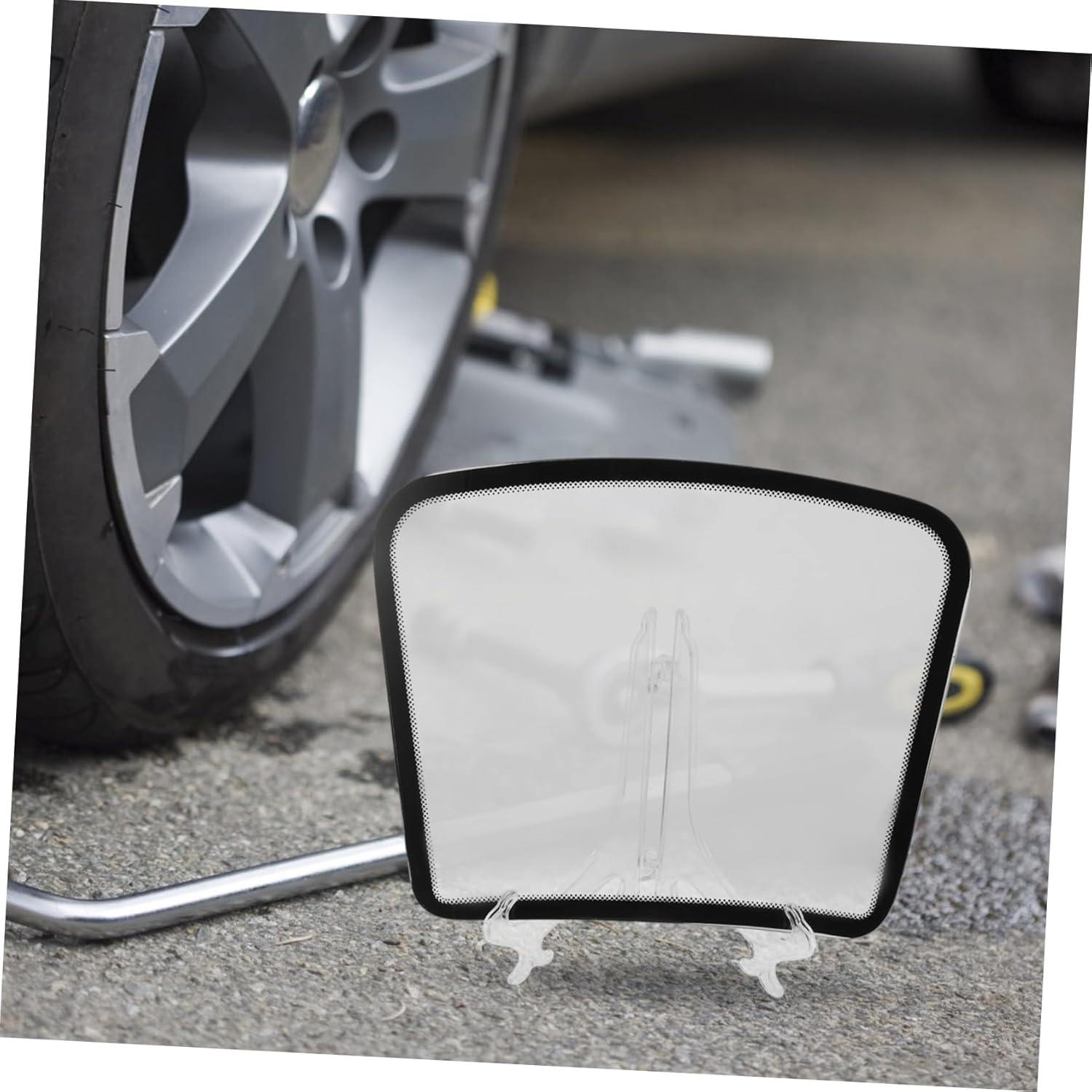 Mobestech Car Windshield Film Display Model Stand Compact Showcase for Automotive Glass Products Lifelike Design for Exhibitions Space-Saving Sample Storage and Demonstration