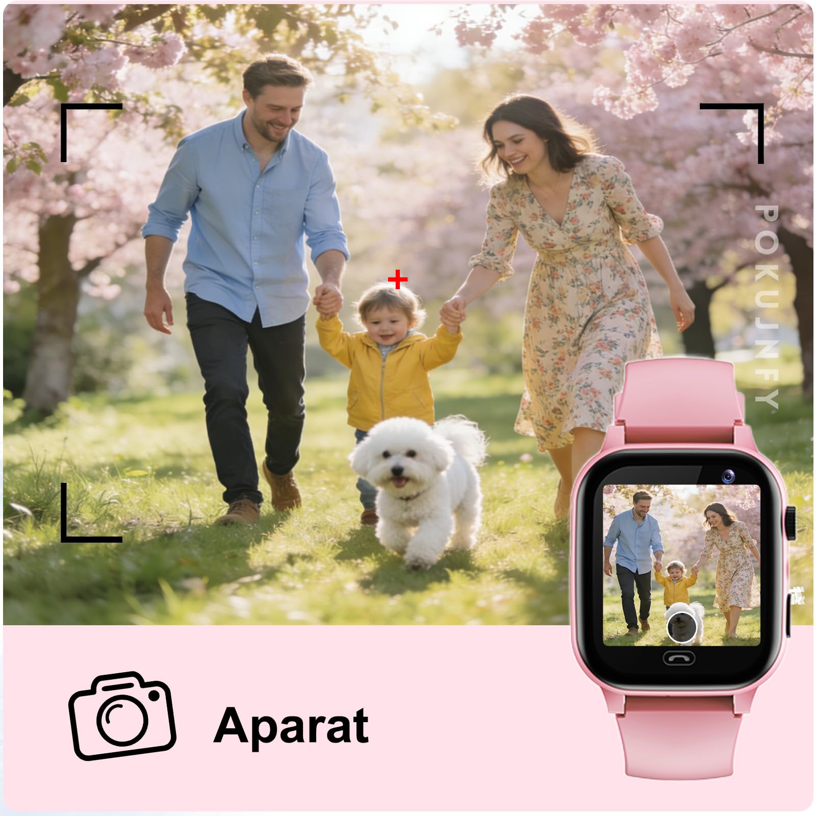Smartwatch dla Dzieci z GPS SOS Kontakty Czat Rozmowy Telefoniczne | Tryb KlasowyGra Budzik Latarka IP68 Wodoodporny Cyfrowy Prezenty Smartwatch Dziecięcy Chłopcy Dziewczynki