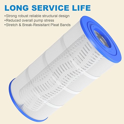 Miniatura 5 de ROYOR CX900RE - Cartucho de filtro de piscina compatible con cartucho de filtro de piscina Hayward C900, repuesto de filtro de piscina para PA90