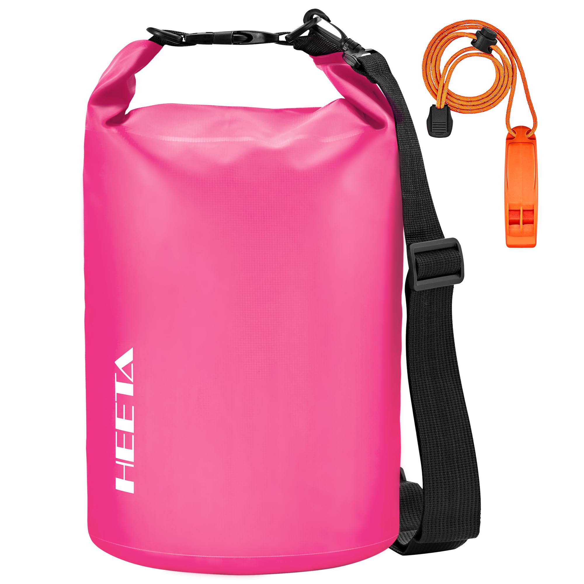 HEETA Waterproof Dry Bag for Women Men(Upgraded Version) 5L/10L/20L/30L/40L Roll Top Lightweight Dry Storage Bag Backpack with Emergency Whistle for Travel, Swimming, Boating, Kayaking, Camping, Beach