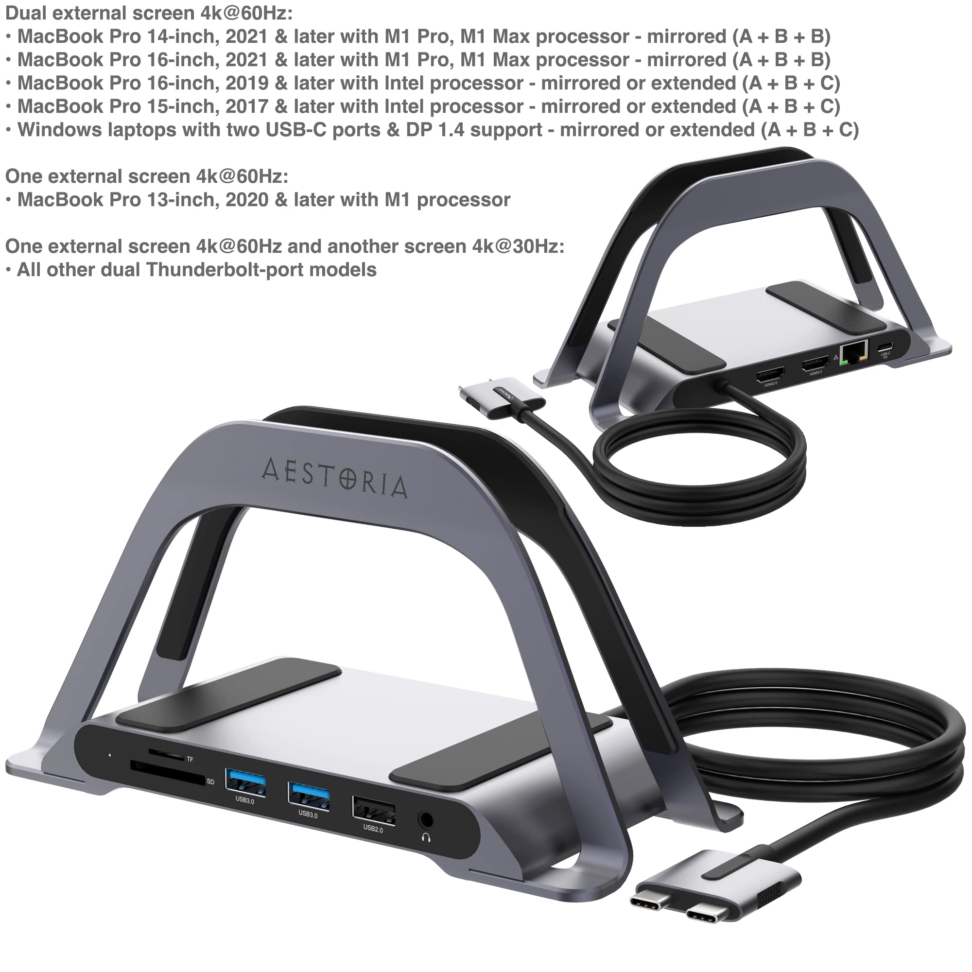 Buy Aestoria MacBook Docking Station M1 Pro & M1 Max 14 & 16 inch