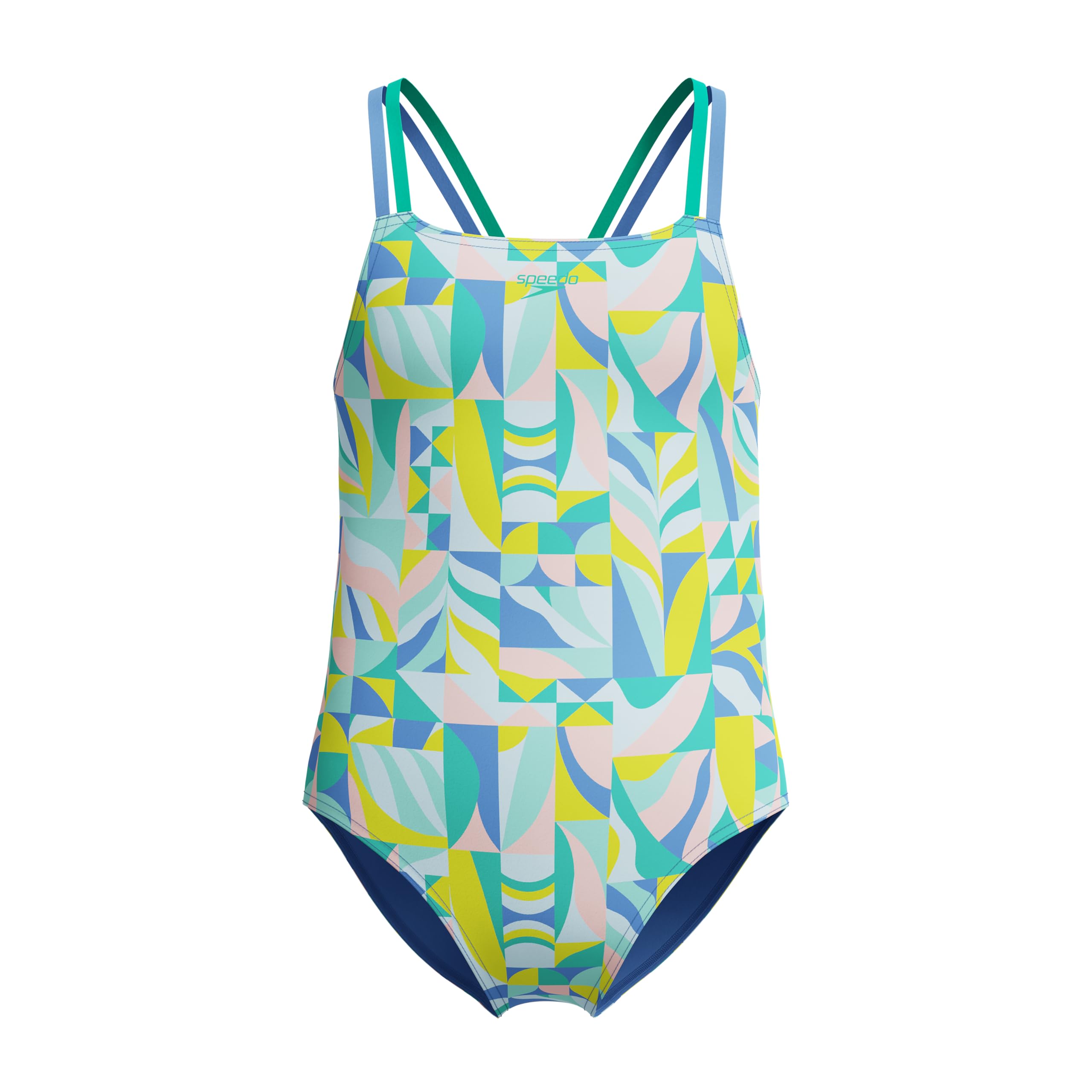 Speedo Girl's Swimsuit One Piece Thin Straps