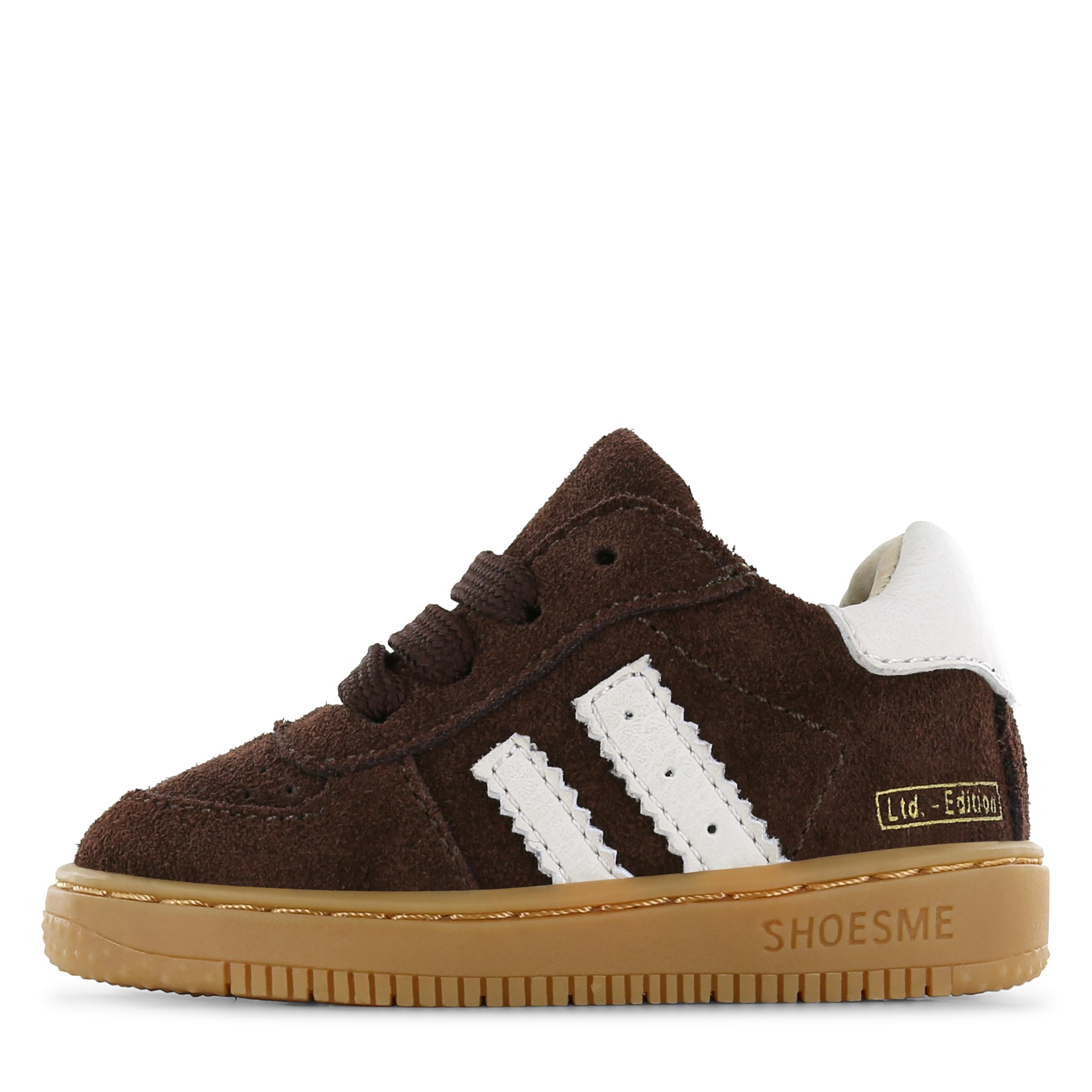 Shoesme - Braun Wildleder Sneaker - Suède sneaker - Jungen - Braun - Mikrofaser-Leder/Wildleder - Größe 18-30