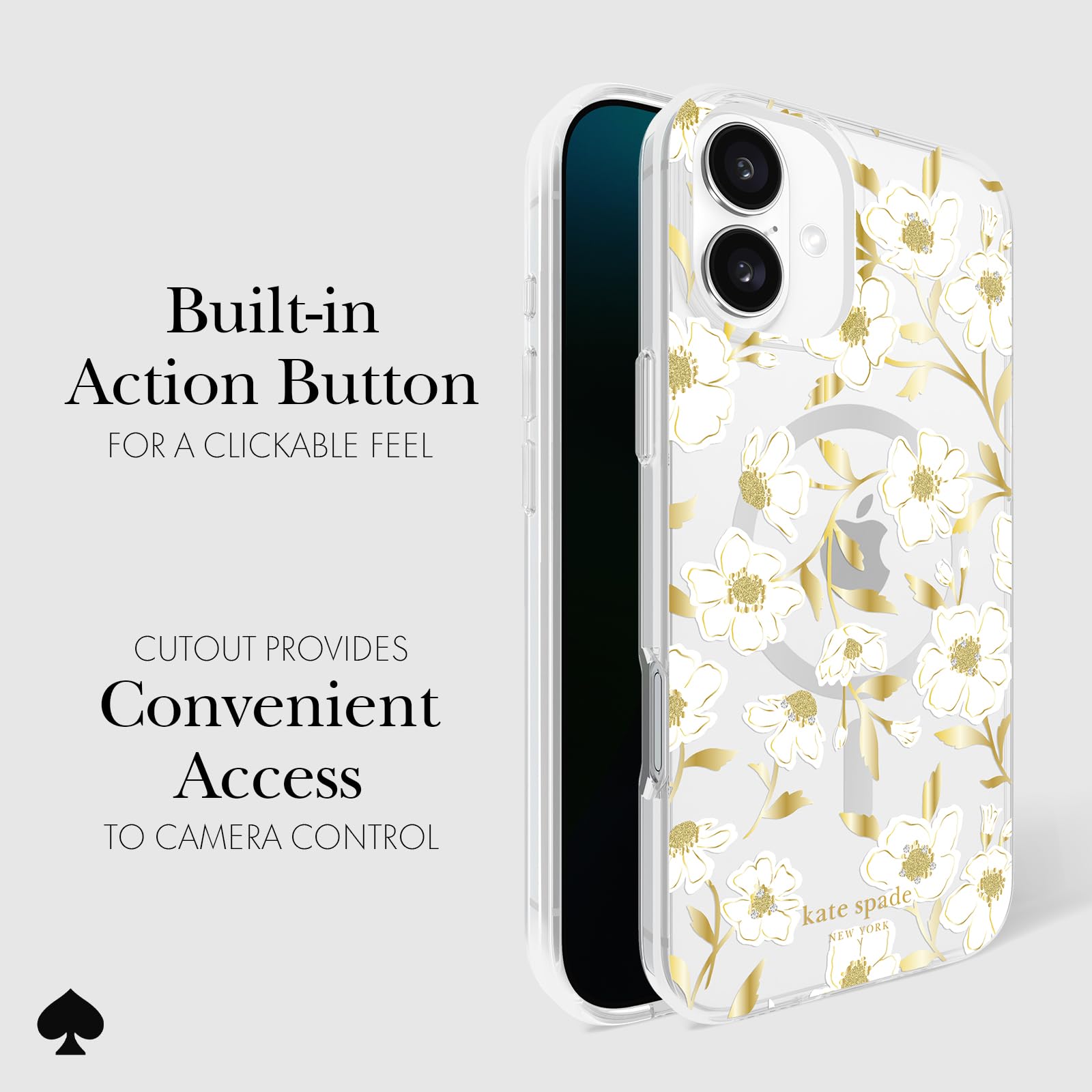 Amazon.com: kate spade new york iPhone 16 Plus Case