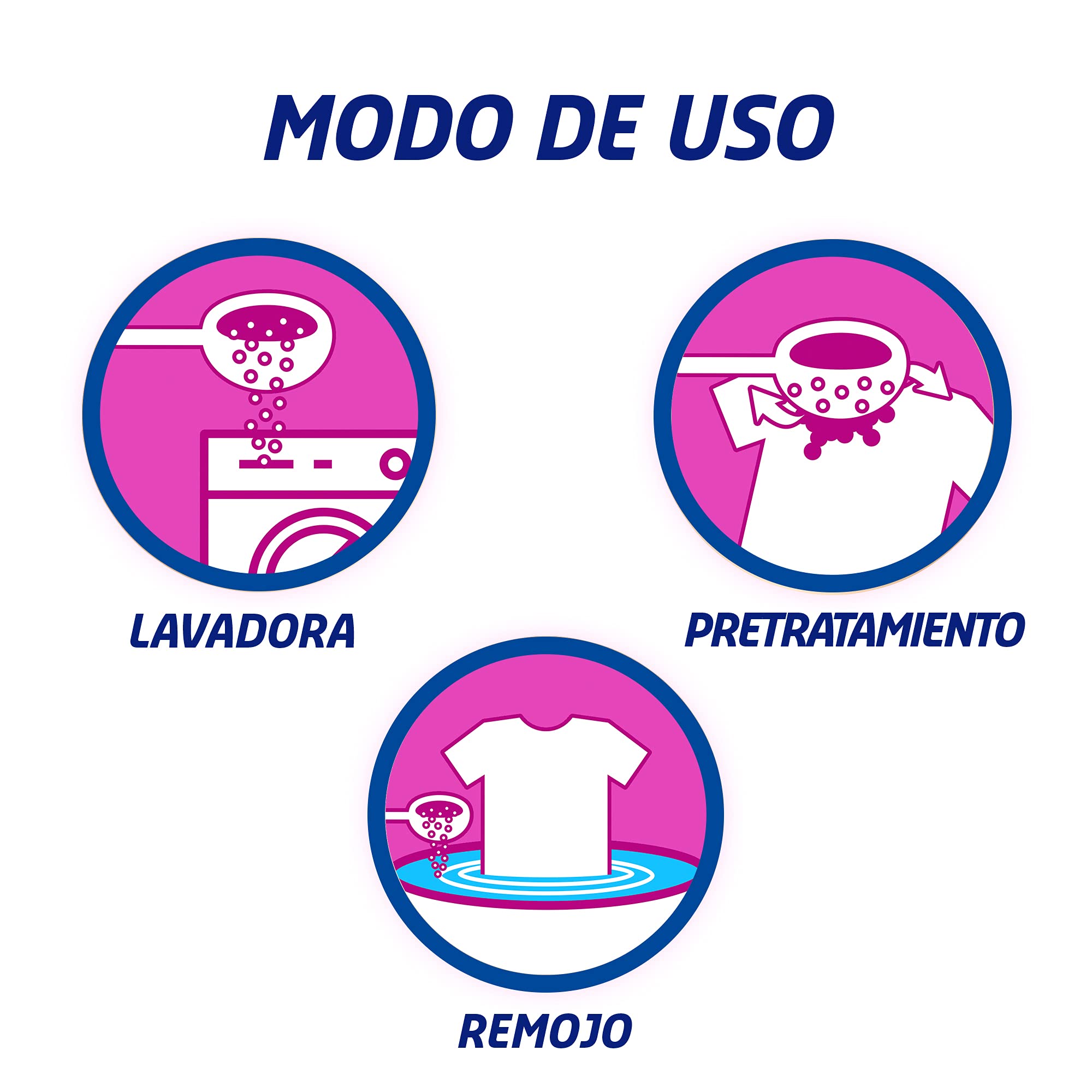 Vanish Oxi Action - Quitamanchas y Blanqueador en Polvo para Ropa Blanca, Sin Lejía - 960gr