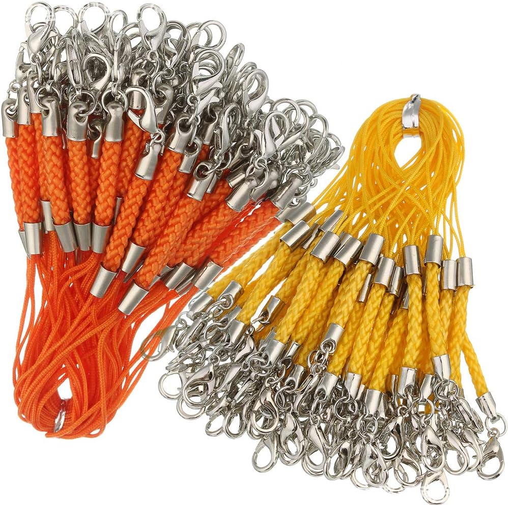 50PCS Mixed Colors Mobile Cell Phone Cords Strap Lariat