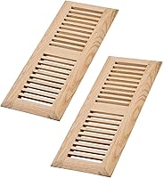 Vista 16 de Registro de piso de roble blanco de madera dura, cubierta de ventilación, 4 x 10 pulgadas, sin terminar Blanco (White Oak)