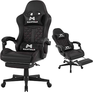 Gamtimer 400 LB Gaming Chair with High-Density Foam Cushion and Recline