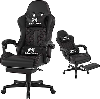 Gaming Gaming Chair with Footrest 1