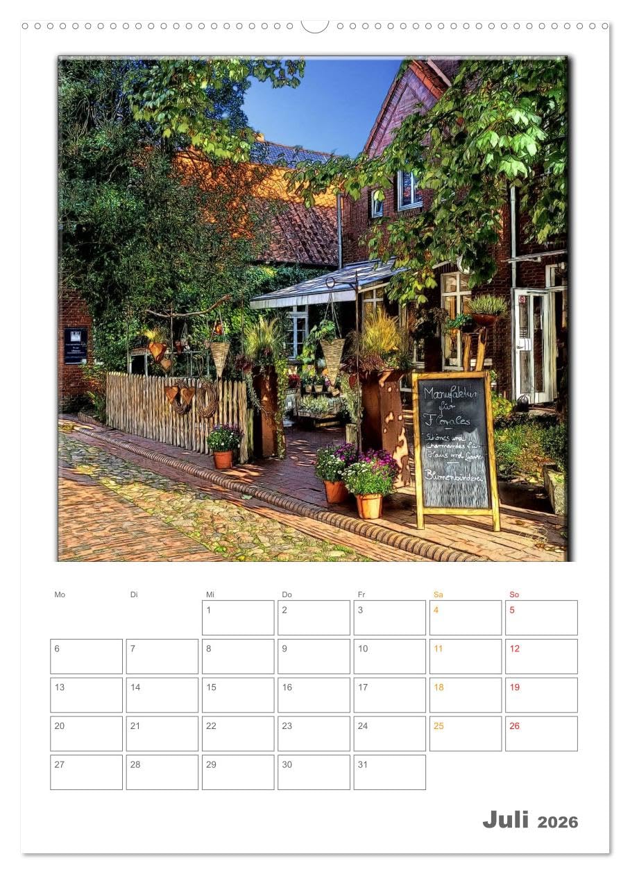 Jever - die Nordsee vor der Tür (hochwertiger Premium Wandkalender 2026 DIN A2 hoch), Kunstdruck in Hochglanz