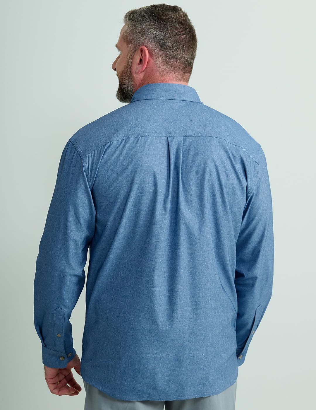 HUK - Men's HUK - Hawser Heather Flannel, Long Sleeve Button Down Shirt
